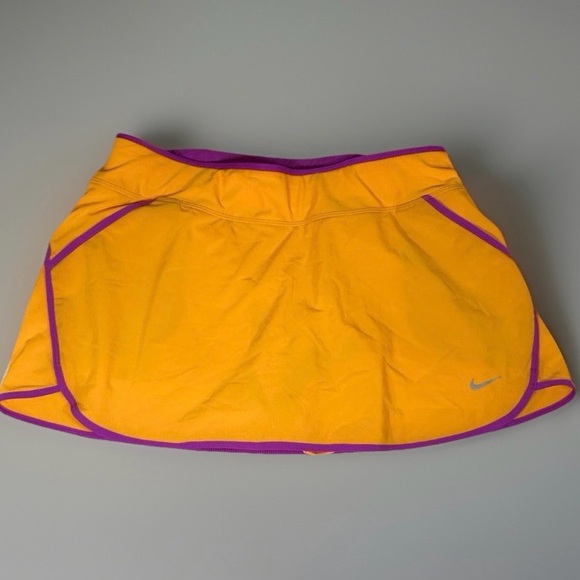Nike Pants - Nike Womens Shorts  Skirt Medium Orange Athletic Lined Running Dri Fit Gym